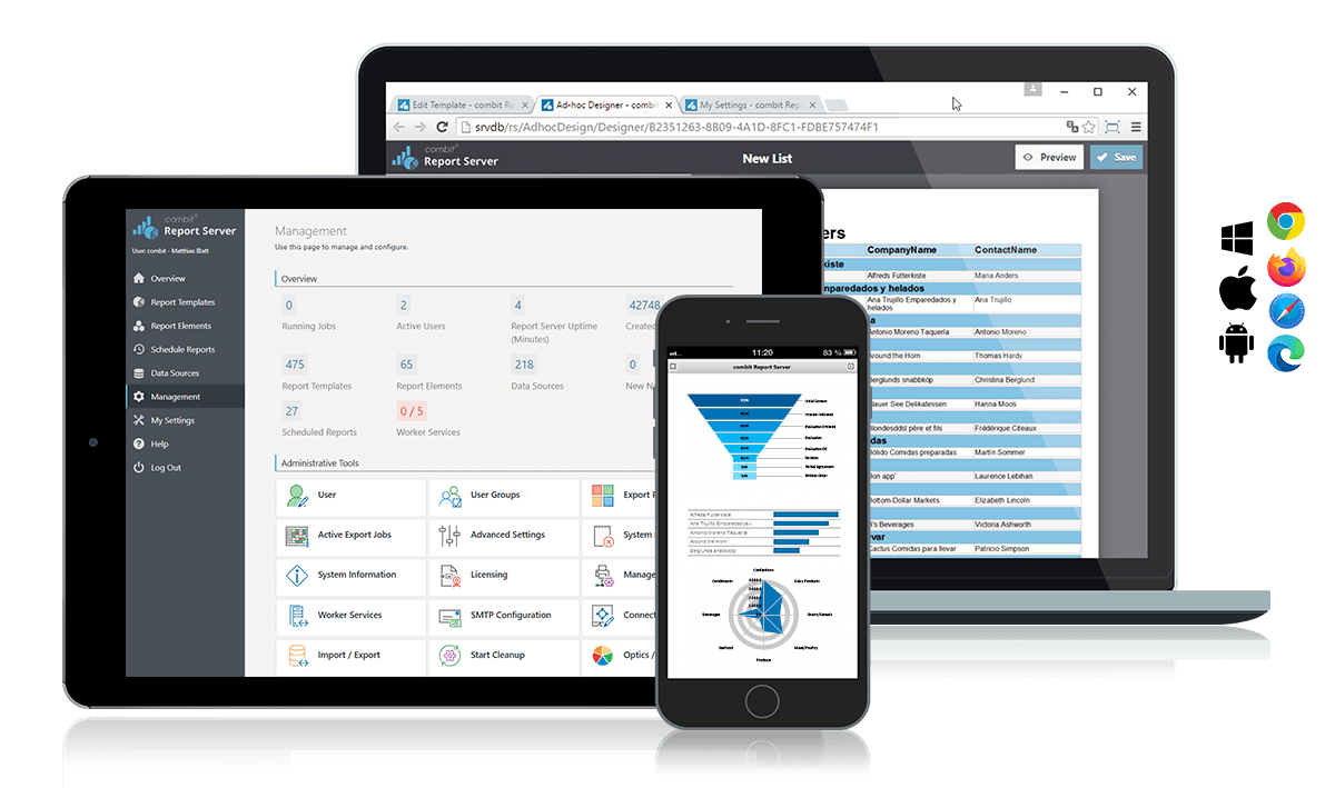 combit Report Server